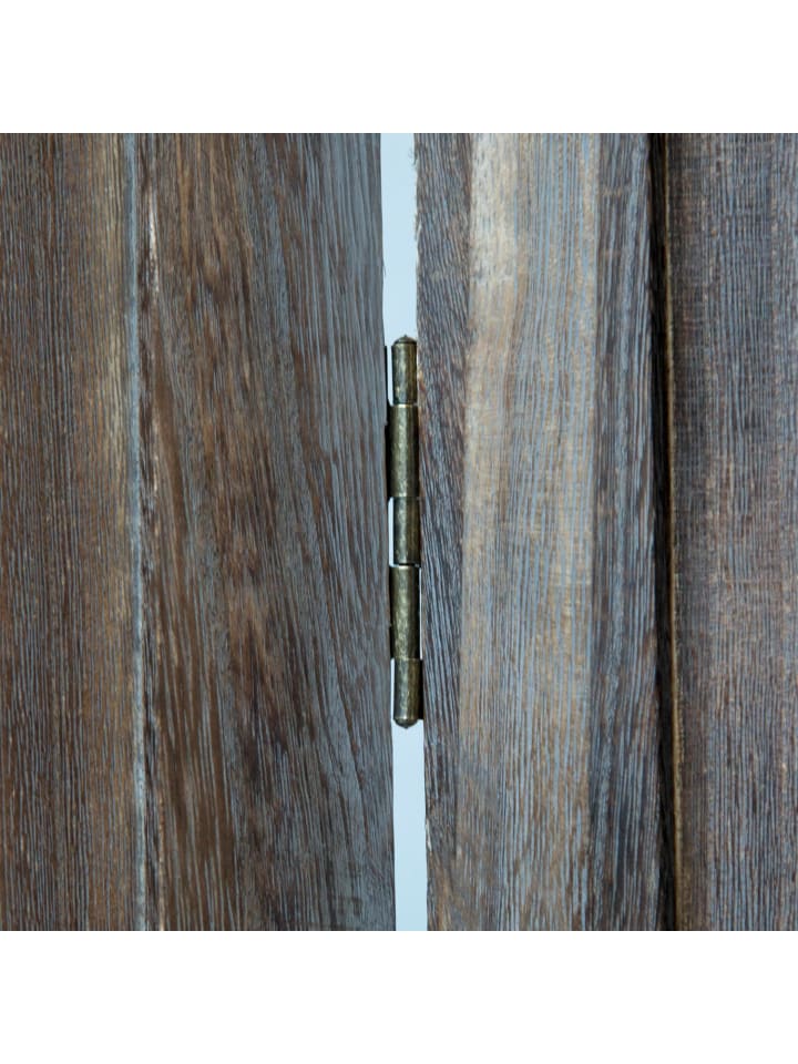 Homestyle4u 3-tlg. Paravent in Braun 120x170 günstig kaufen onesize