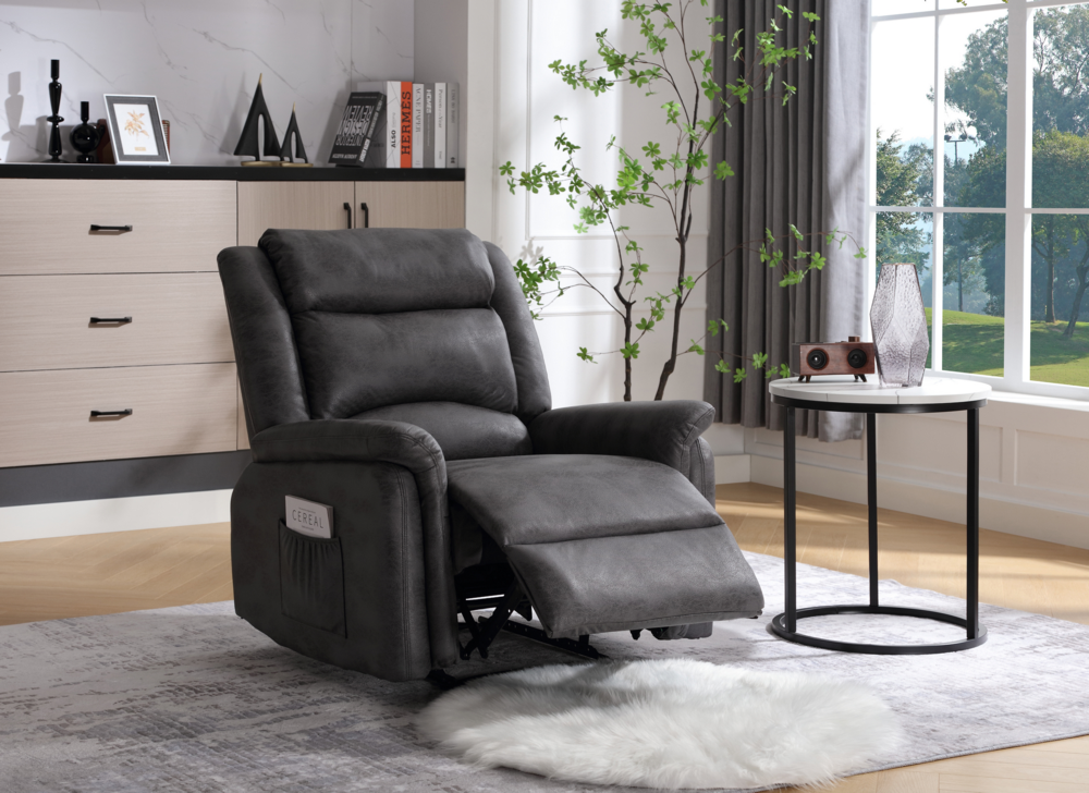 Happy Home Relaxsessel mit verstellbare Rückenlehnen HSP96-GRA