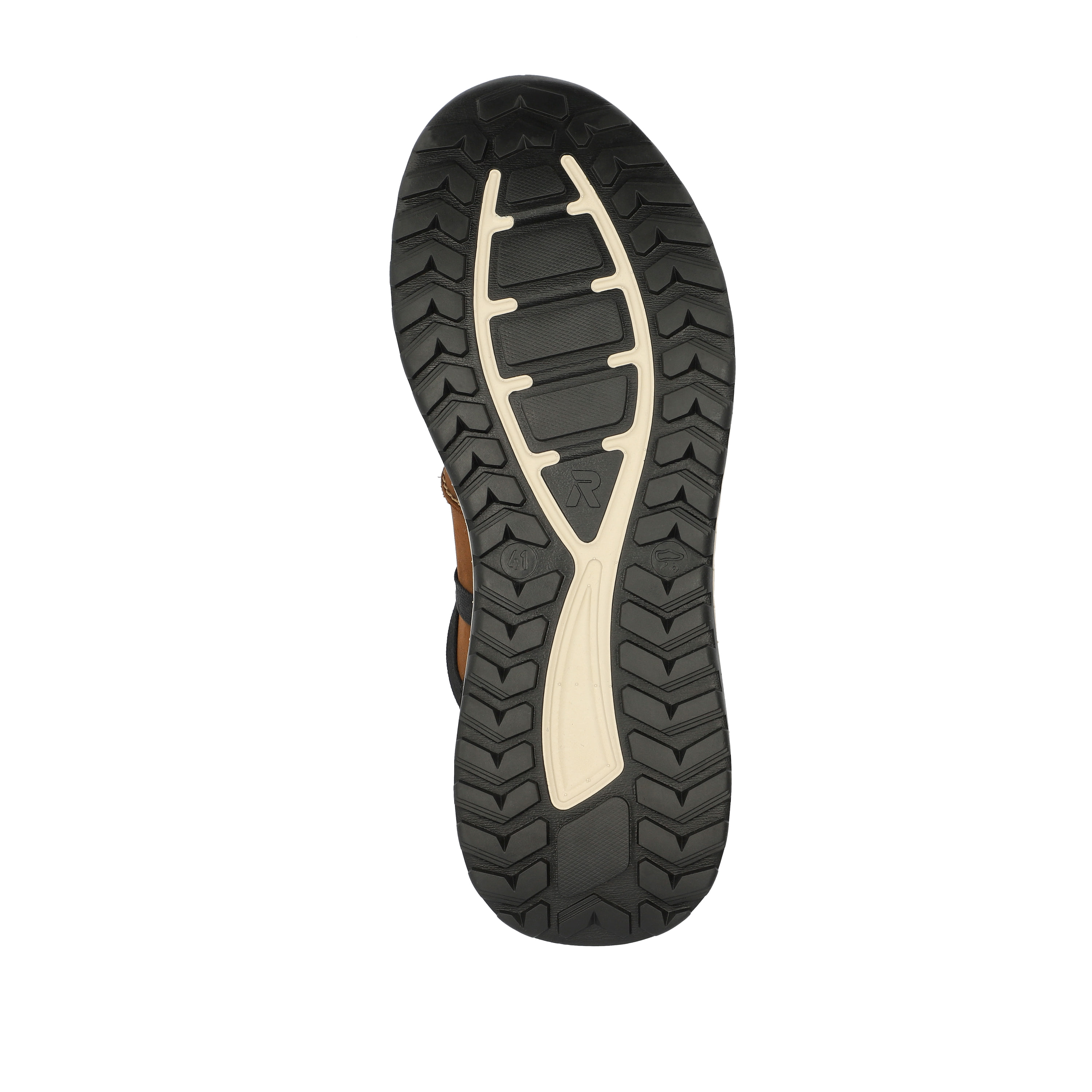 Rieker Herren Sneaker Low nut-brown black