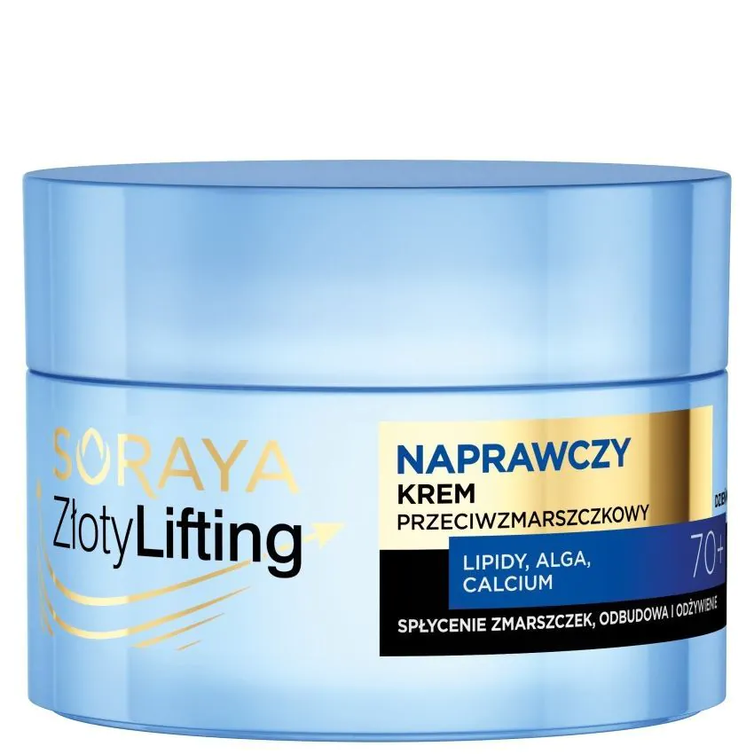 „Soraya Golden Lifting“ atkuriamasis kremas nuo raukšlių 70+ 50 ml