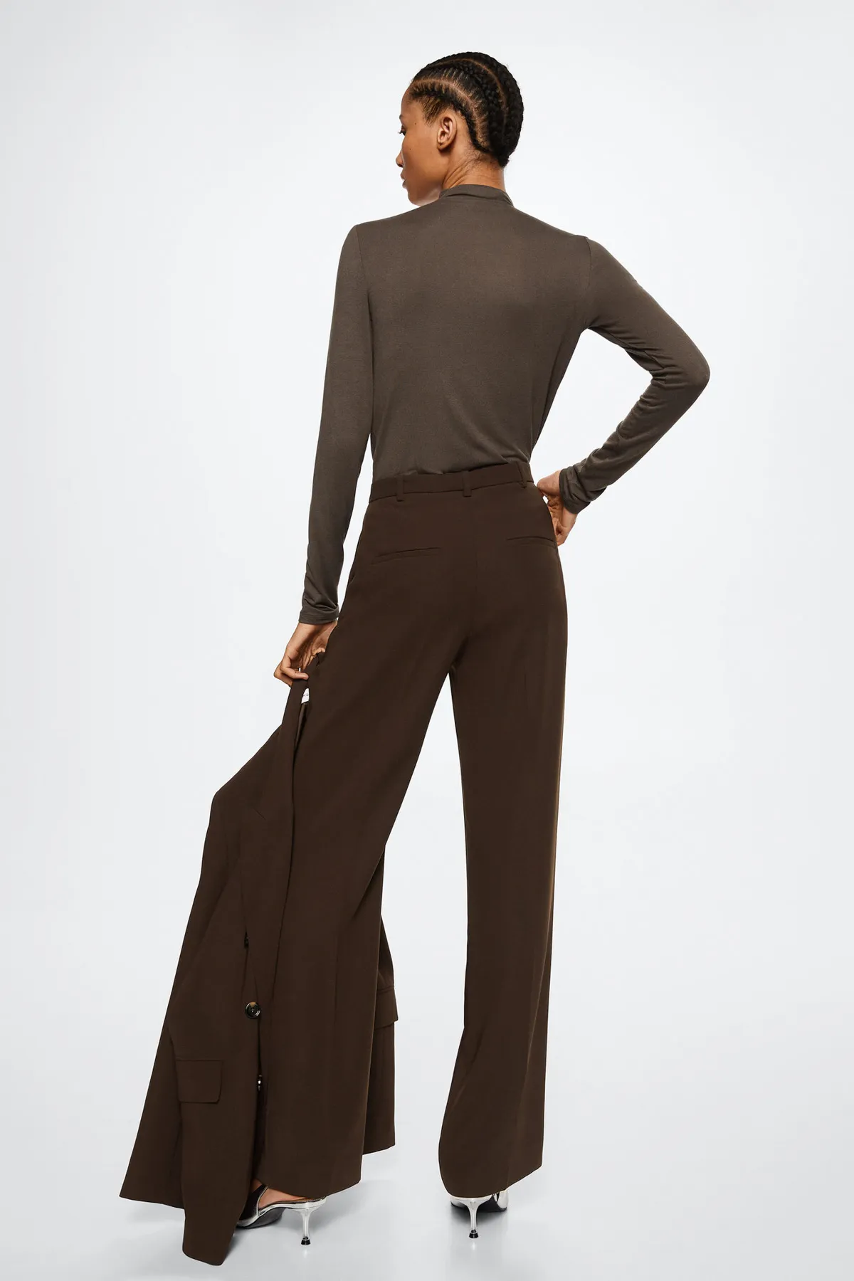 MANGO  37015134 Hosen und Leggings Schokolade