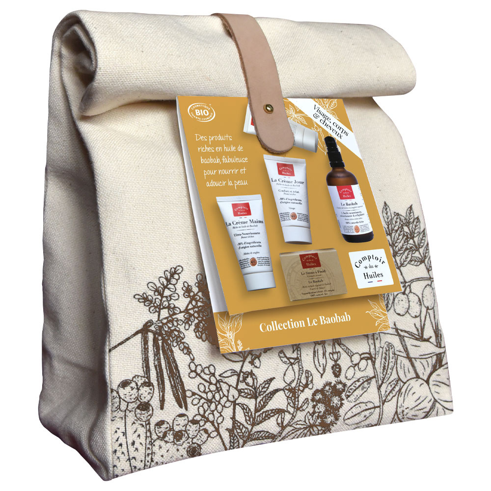comptoir des huiles Grande Collection le Baobab Pack soins