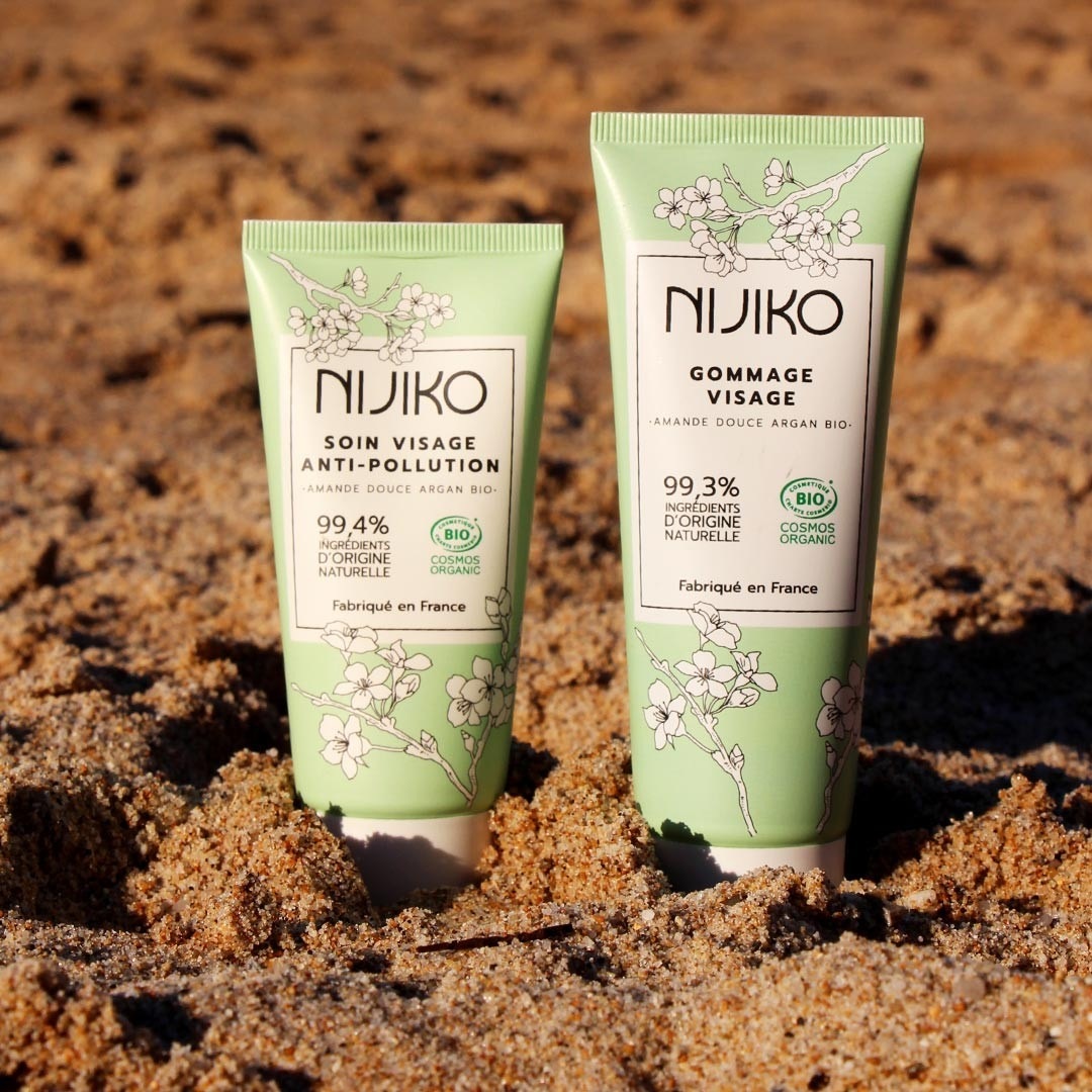 Exfoliante facial orgánico NIJIKO - Piel normal a seca