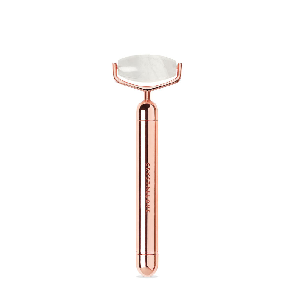 crystallove CRYSTALLOVE Vibrating clear quartz roller