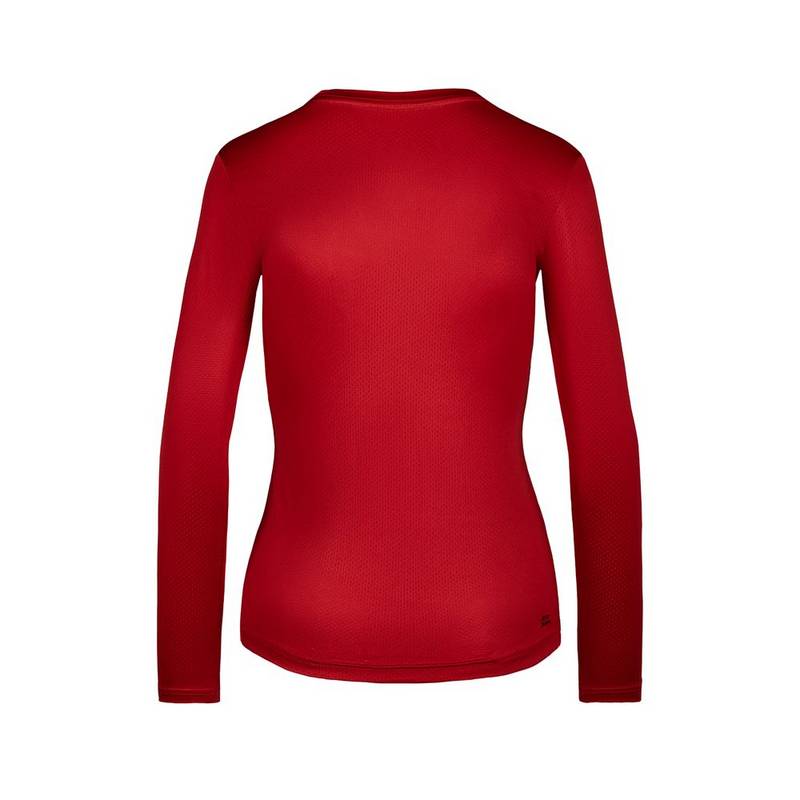 BIDI BADU Pia Tech Roundneck Longsleeve Tennisshirt Damen