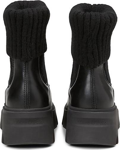 Marc O'Polo Chelsea-Boot mit Strickumschlag