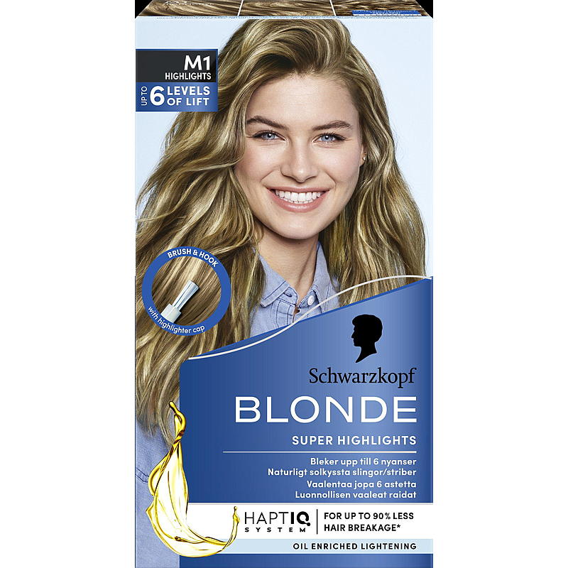 Schwarzkopf Hårfarge Blonde M1Super highlights Schwarzkopf