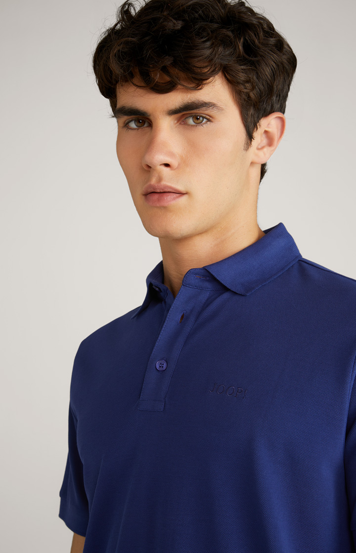 Baumwoll-Poloshirt Primus in Navy