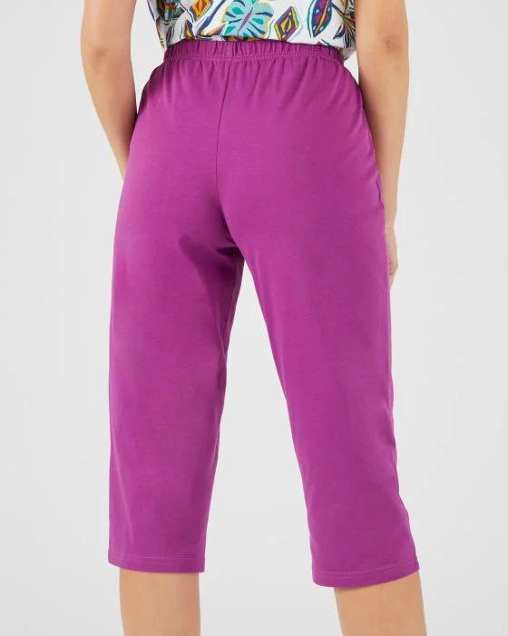 Pantacourt de pyjama pur coton peigné