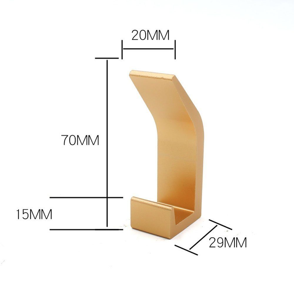 LENBEST Wandhaken Wandhaken Wandhalterung Klapphaken Garderobe Garderobenhaken, (5-St)