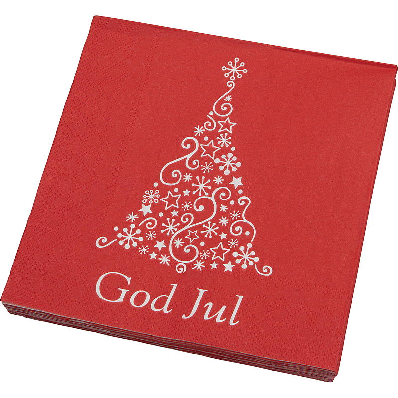 Vie Eco Servietter 20-pk 33x33 cm juledesign