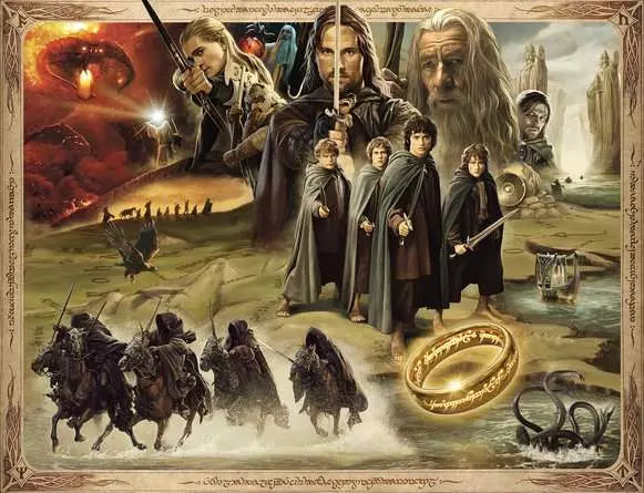Puzzle 2000 Teile - LOTR: The Fellowship of the Ring