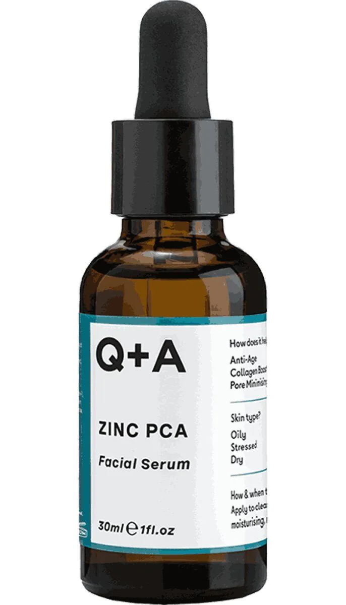 Q+A Zinc PCA - veido serumas su cinko PCA 30 ml