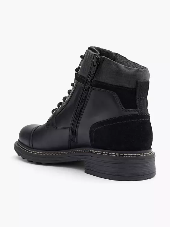 AM SHOE Leder Schnürboots