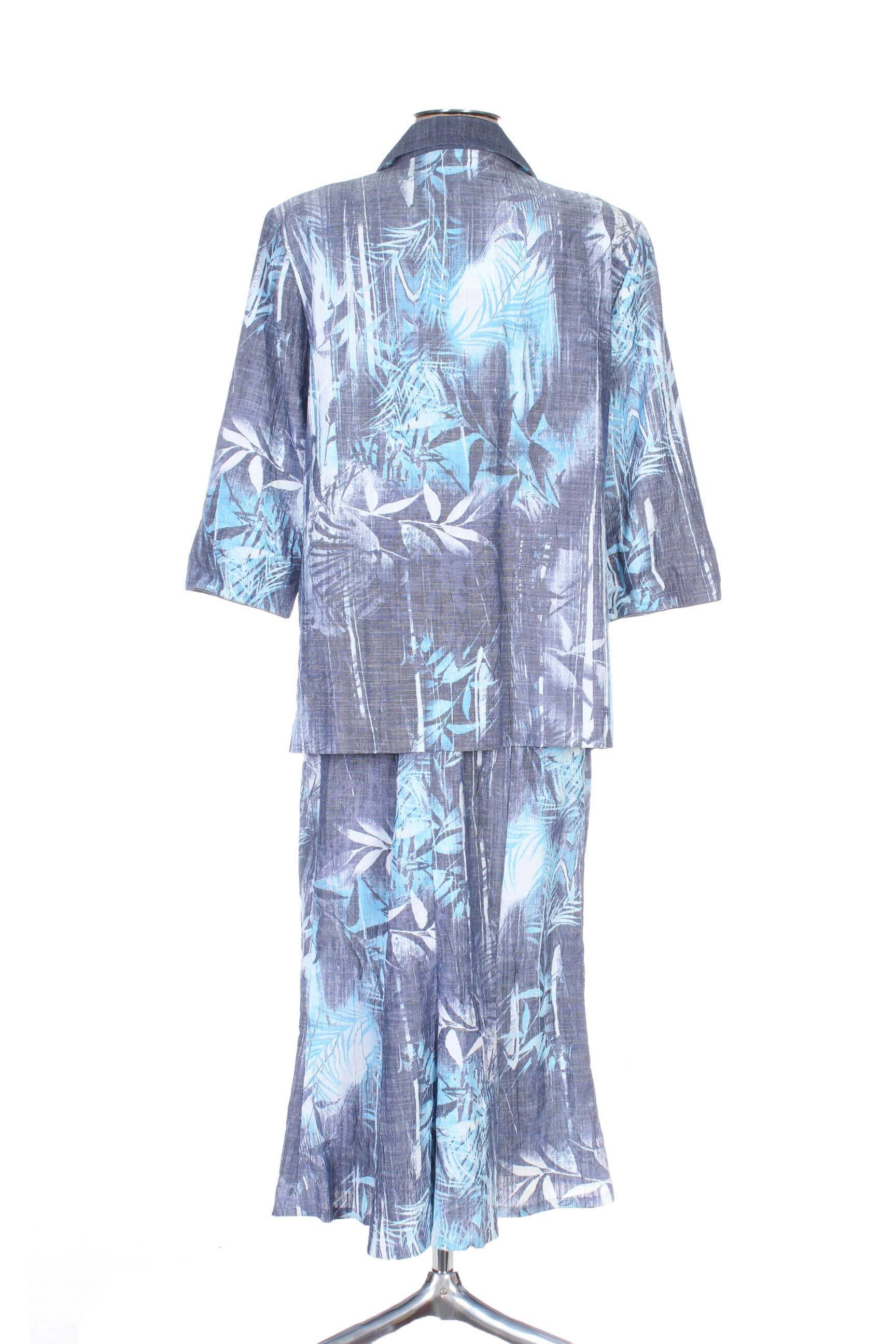 Regine Jupe Veste Femme couleur bleu