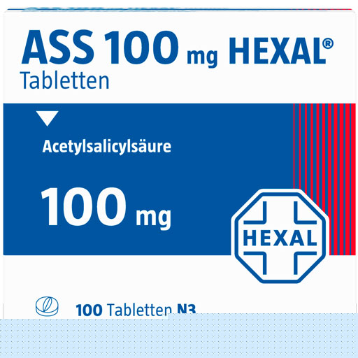 ASS 100 HEXAL Tabletten  100 St  Tabletten