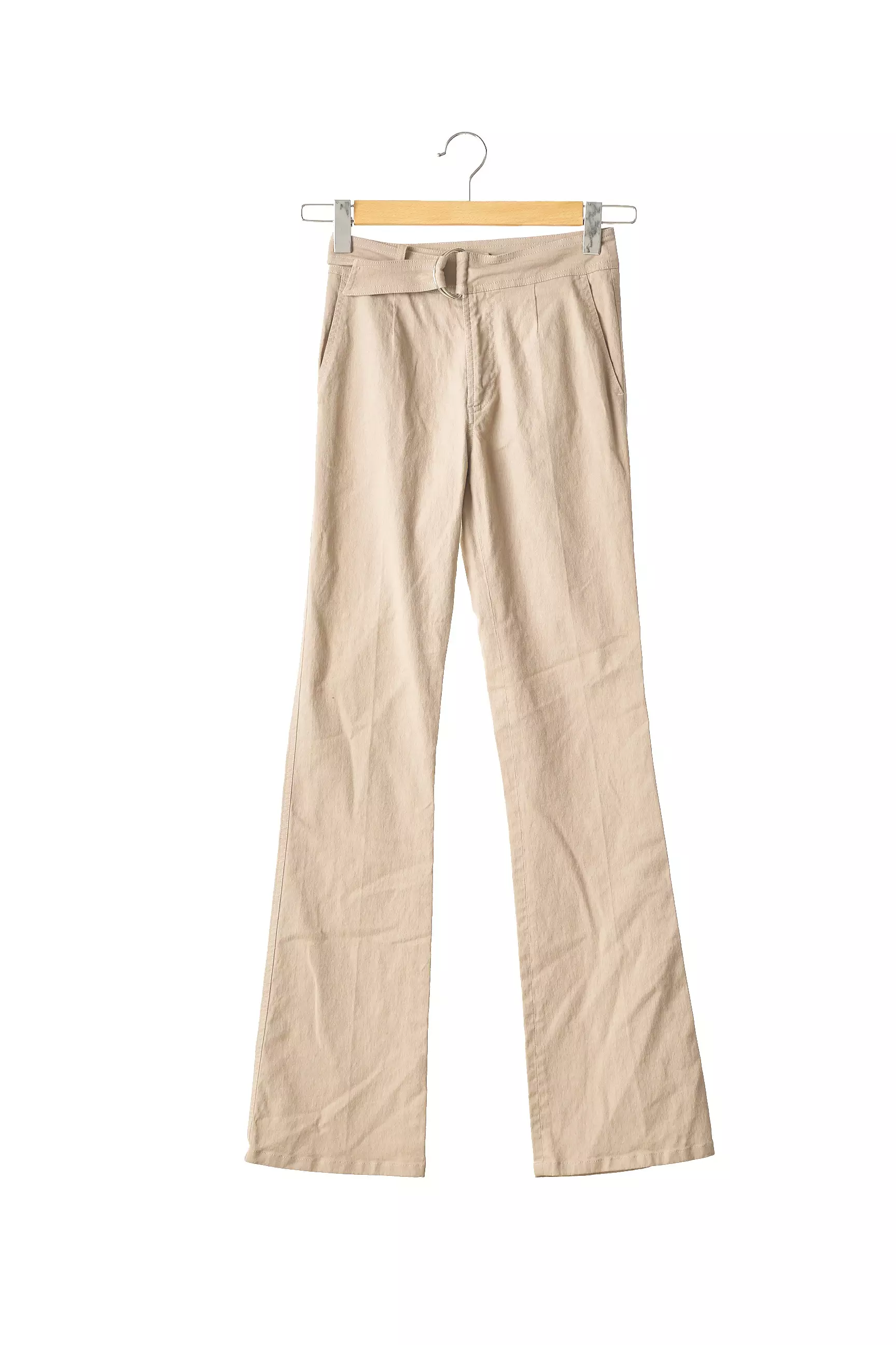 Irie Wash Pantalons Flare Femme couleur beige