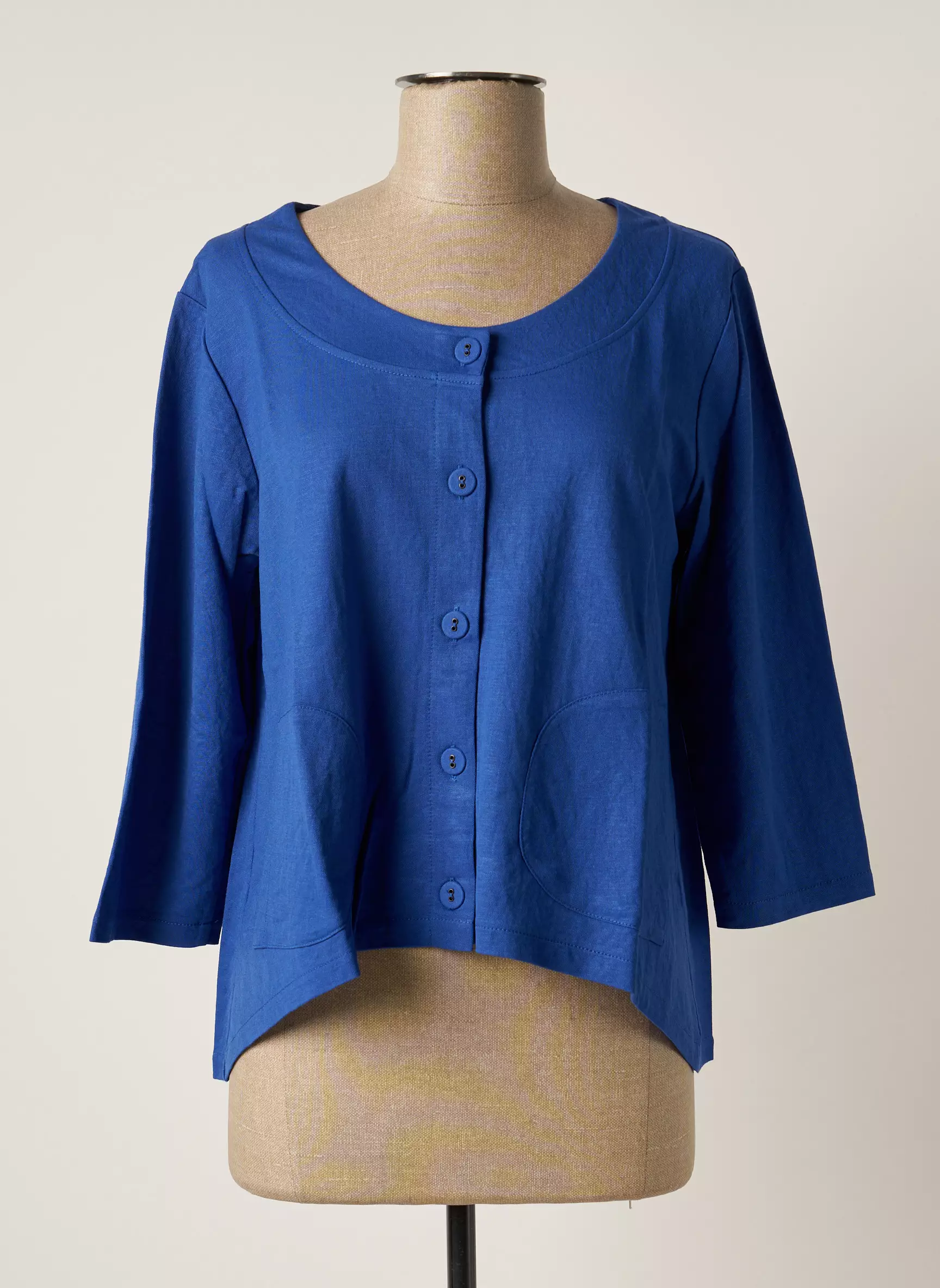 G Oze Cardigans Femme couleur bleu