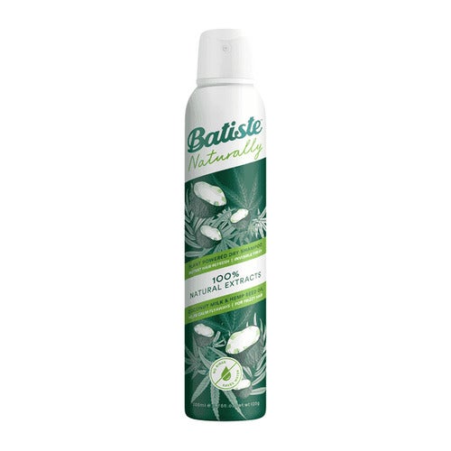 Batiste Naturally kokosų pieno ir kanapių sėklų sausas šampūnas 200 ml