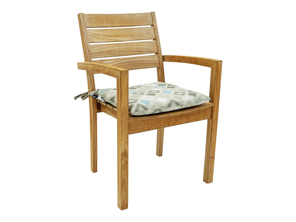 Madison Grids Natural 46x46 Sitzkissen