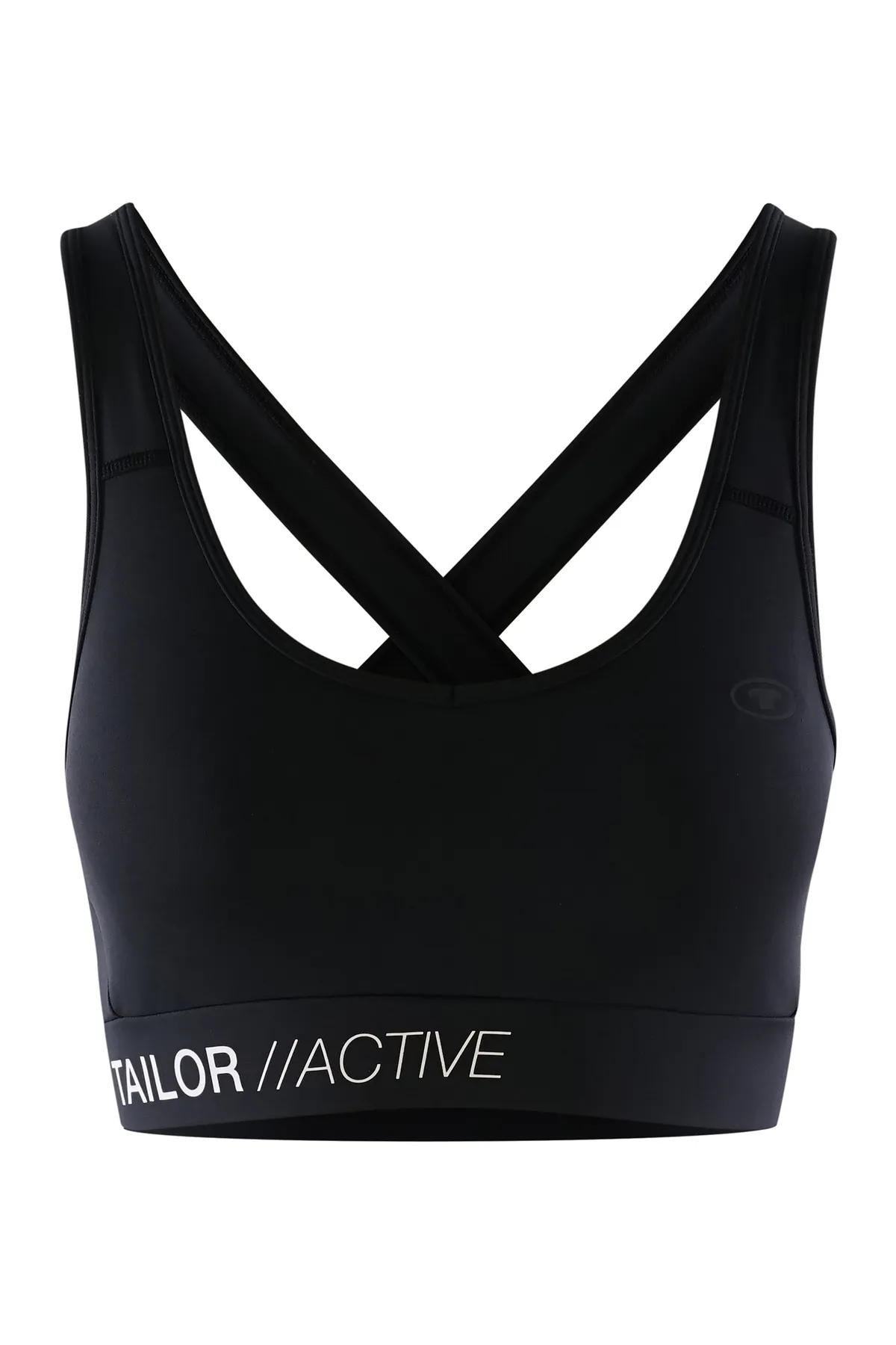 Tom Tailor  Sport-BH - Schwarz - Unifarben