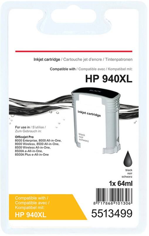 Viking 940XL Kompatibel HP Tintenpatrone C4906AE Schwarz
