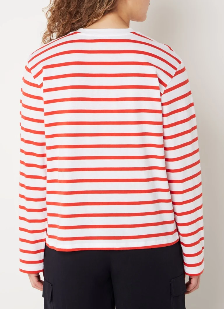 Camisa de manga comprida Whistles com estampa listrada