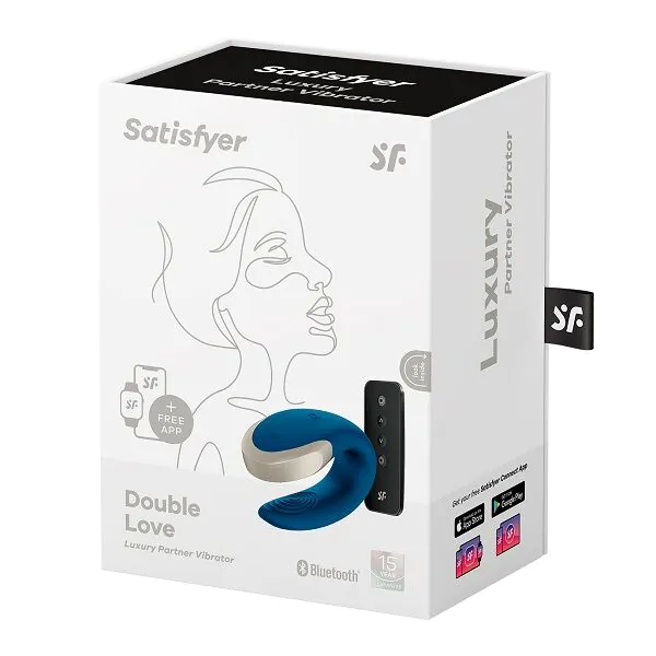 Aplicativo Satisfyer Massager Double Love Connect Azul