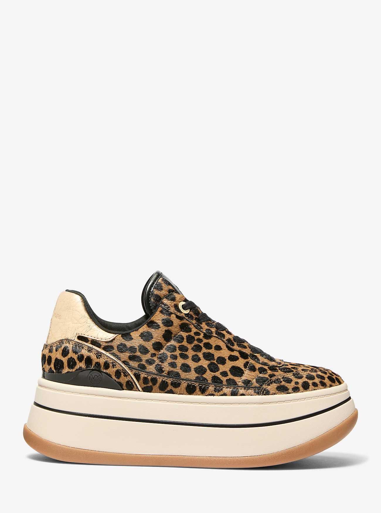 Hayes Cheetah Print Calf Hair Platform Sneaker - HUSK MULTI