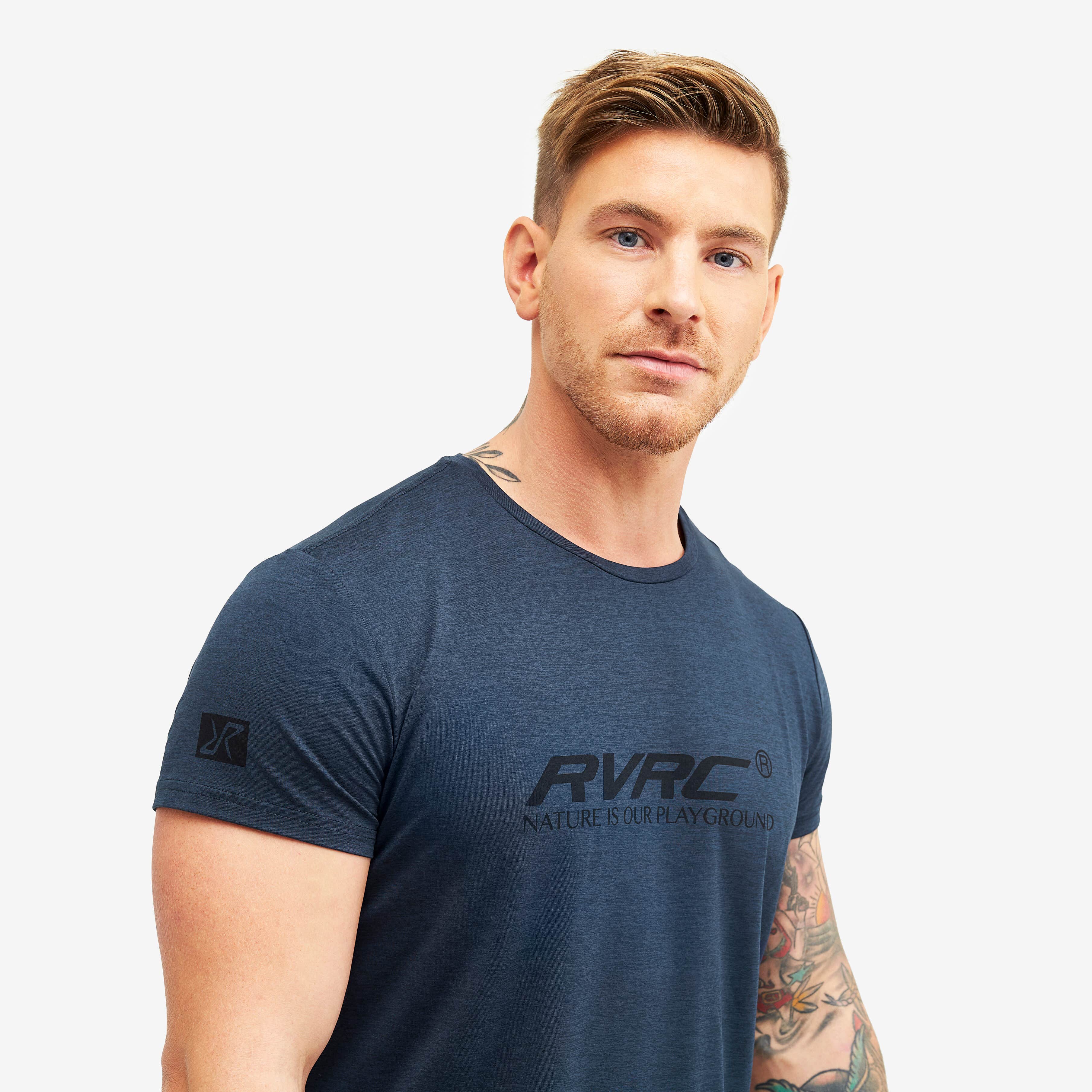 Vagabond Tee Homme Navy Melange