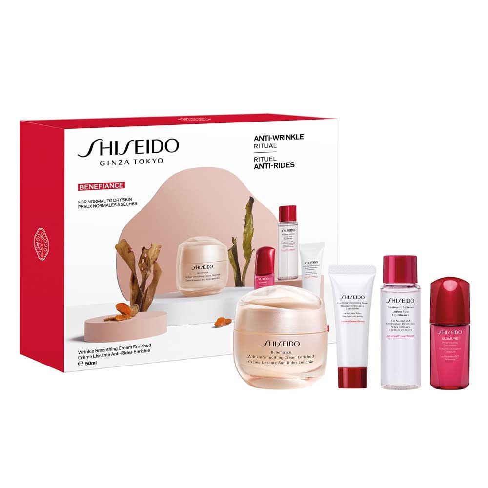 Shiseido Benefiance Wrinkle Smoothing Cream Enriched Value Set