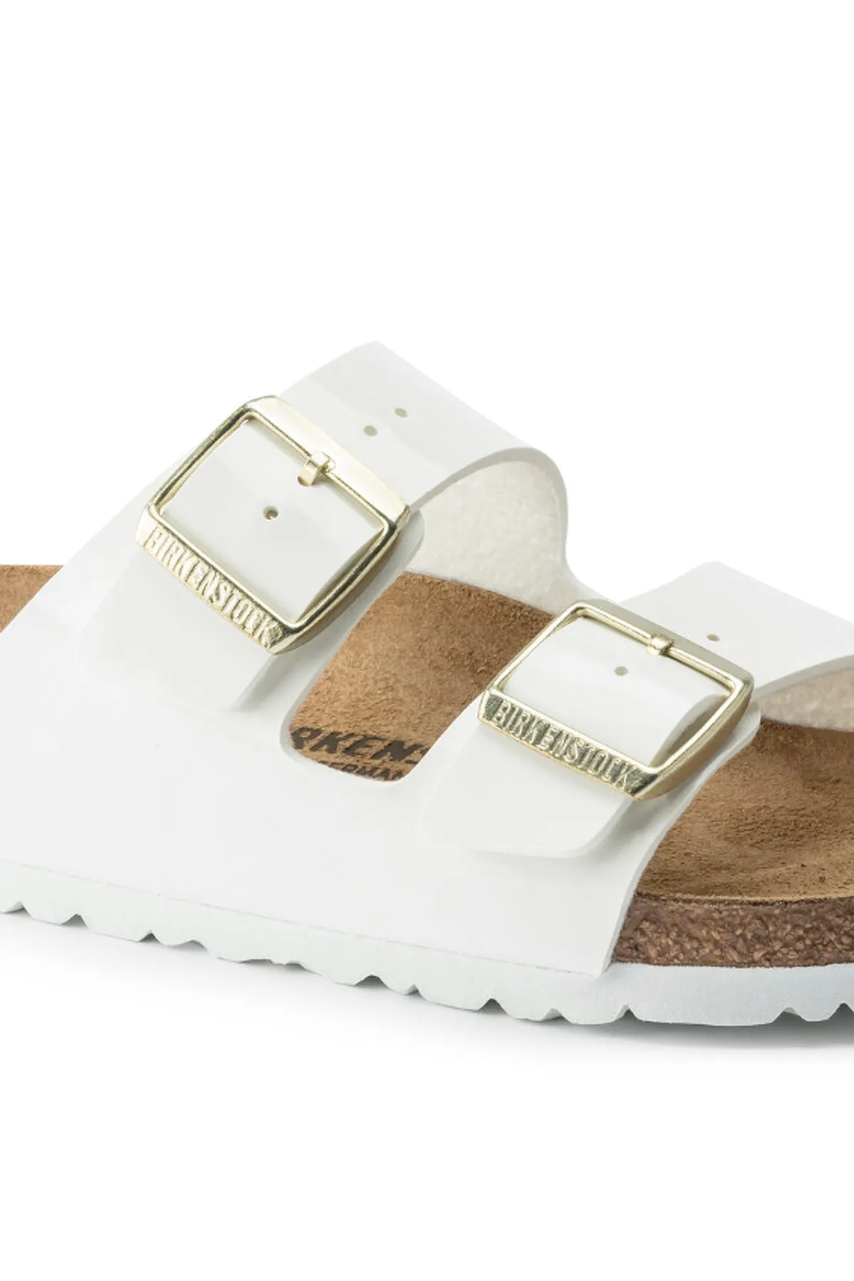 Birkenstock  Pantolette - Weiß - Flacher Absatz
