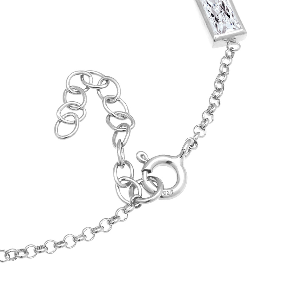Elli Elli Bracelet Classique Filigrane  Ajustable avec Cristaux de Zircone Bracelet Fe Bracelet