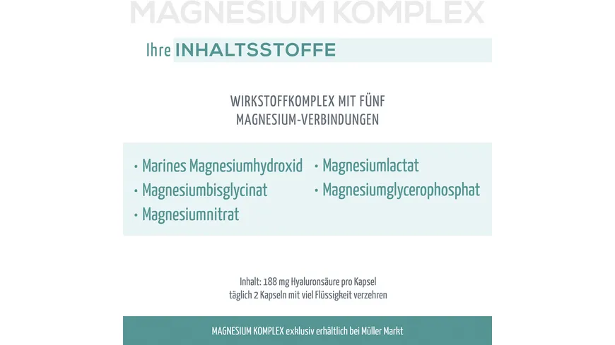 Dr.Kneißl Basics Magnesium Komplex 116 g
