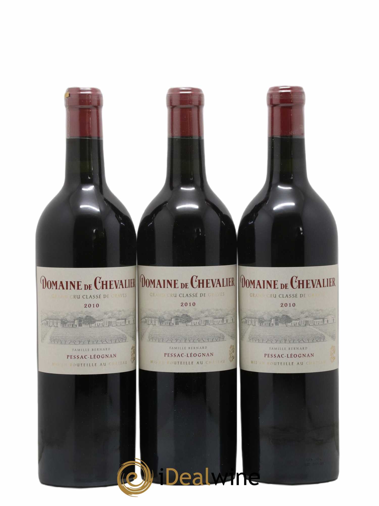 Domaine de Chevalier Cru Classé de Graves  2010 - Lot de 6 Bouteilles