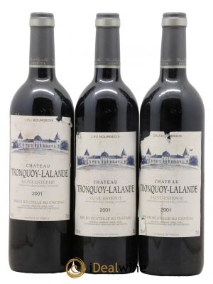Château Tronquoy Lalande  2001 - Lot de 3 Bouteilles