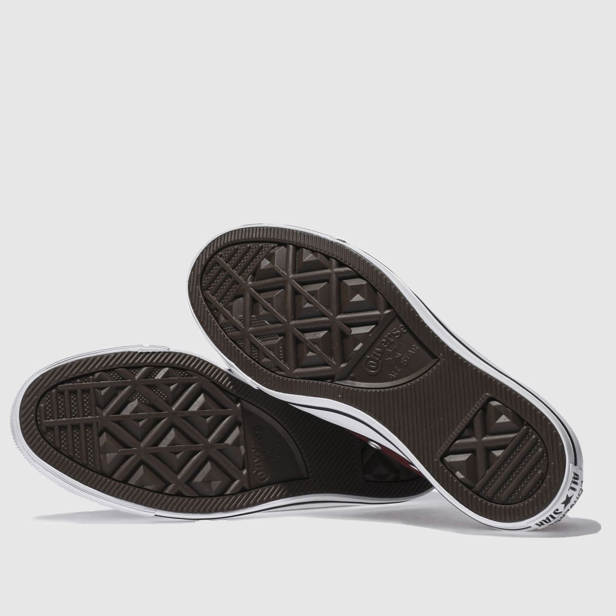 Bordó Converse All Star Ox cipők