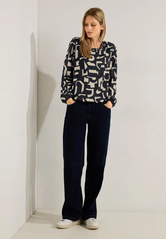 CECIL Bluse mit Smockdetails