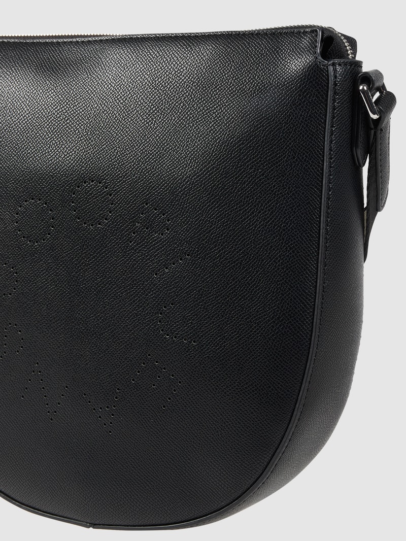 Crossbody Bag in Leder-Optik Modell 'Stella' in schwarz