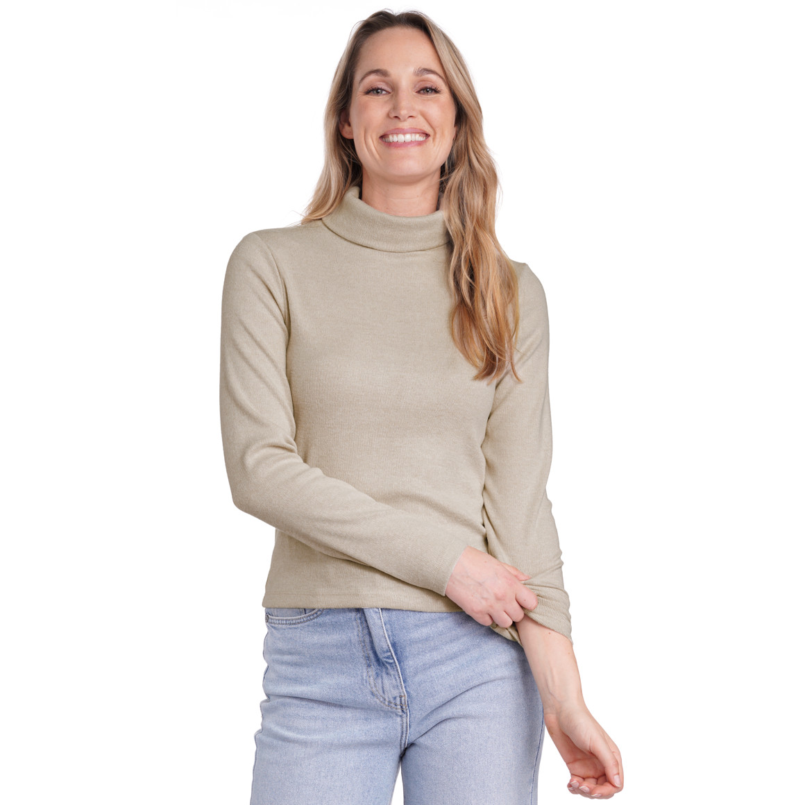 Damen Rollkragenshirt
