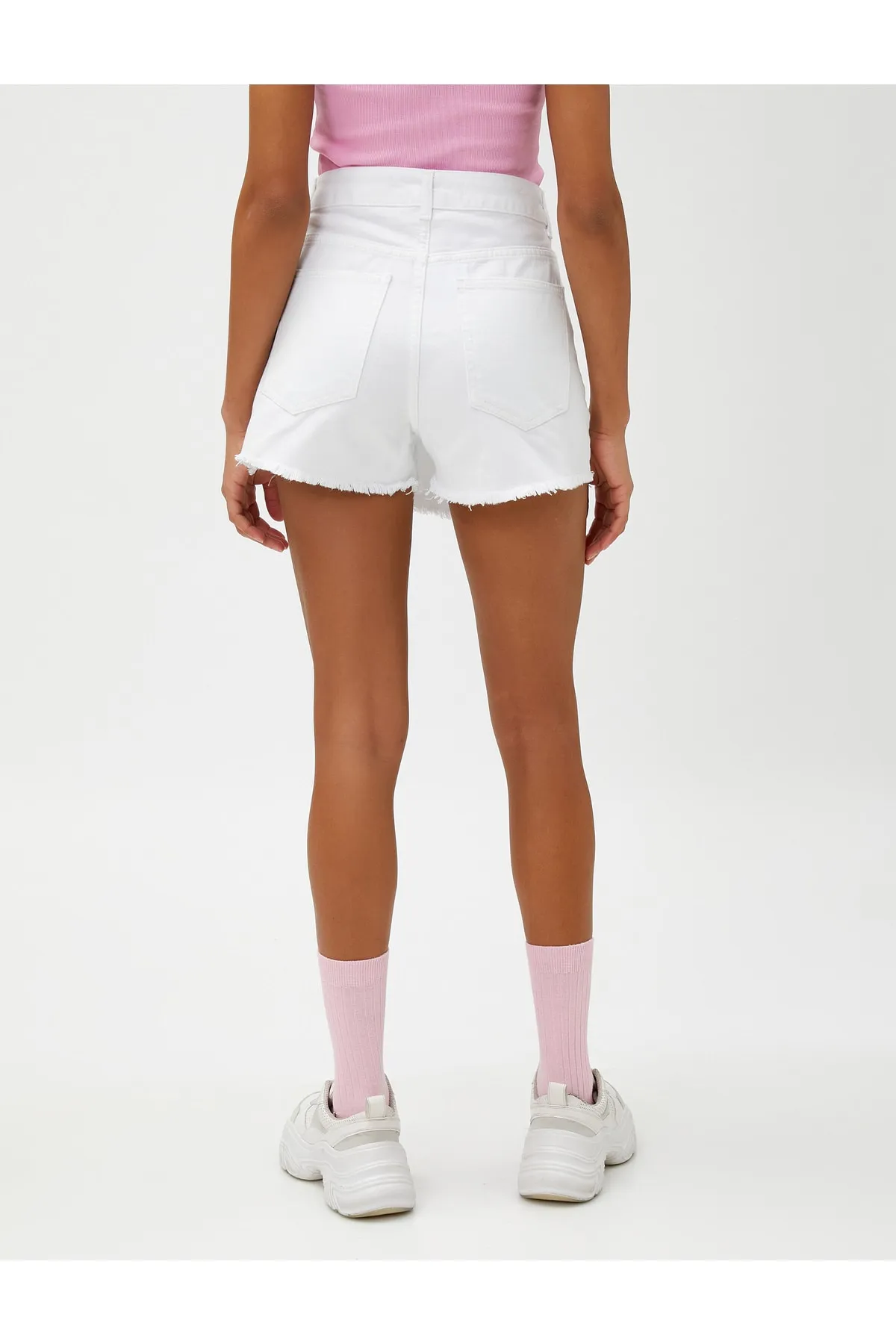Koton  Denim-Shorts, Rock, Taschendetails, Baumwolle, geknöpft