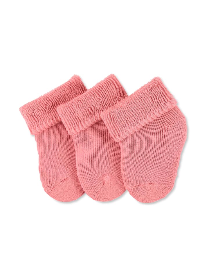 Sterntaler Erstlingssocken 3er-Pack uni in rosarot günstig kaufen onesize