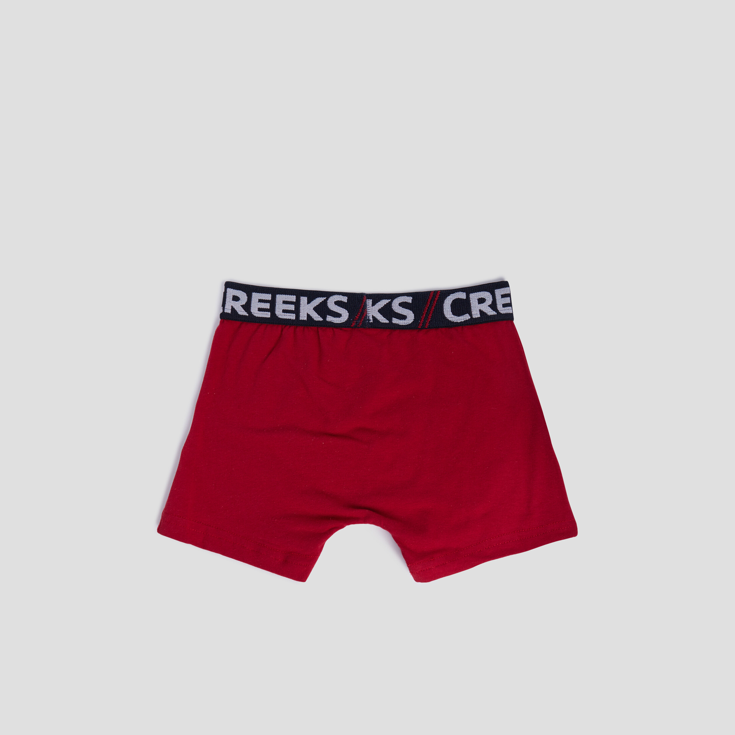 Lot 3 boxers Creeks rouge garçon | La Halle