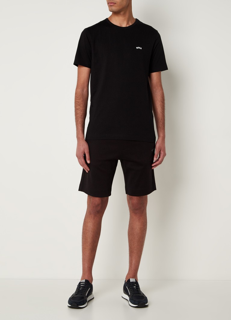 Tricou HUGO BOSS curbat cu logo