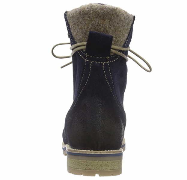 TAMARIS Schnür-Stiefeletten blau Da.-Stiefel