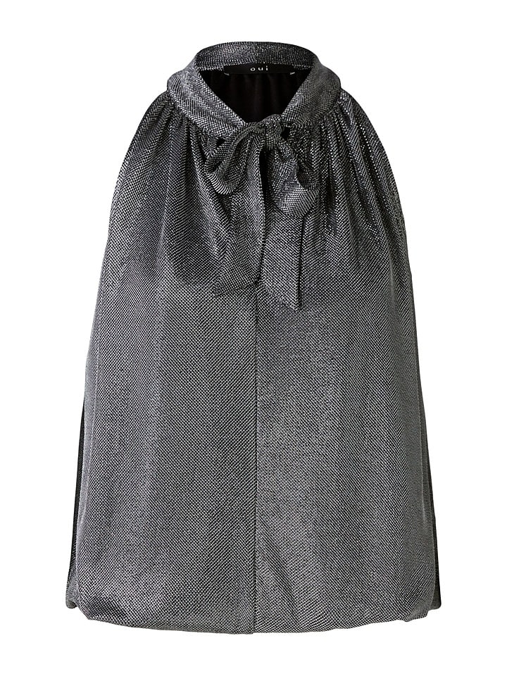 Oui Blusentop in Anthrazit günstig kaufen