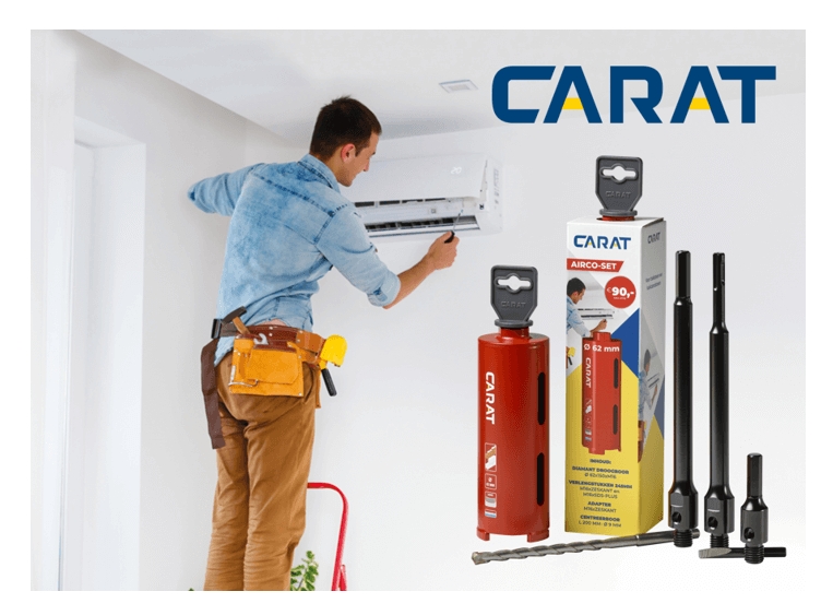 Carat HTE0620A23 HTE Dry Drill Air Conditioning Set