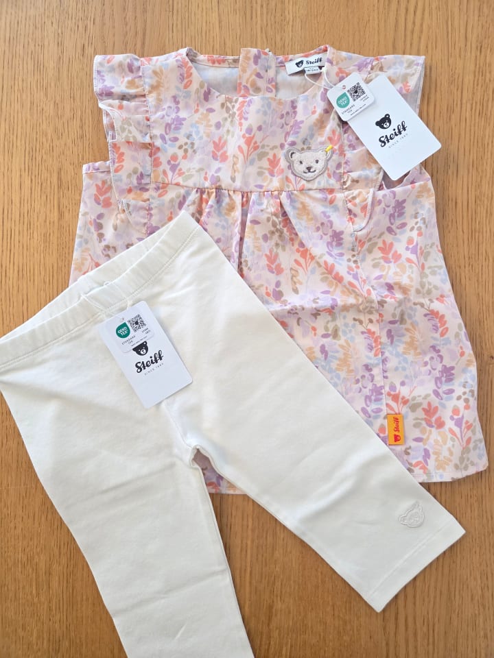 Steiff Sommerset Blossom Bluse mit Leggins eggnogg günstig kaufen 92