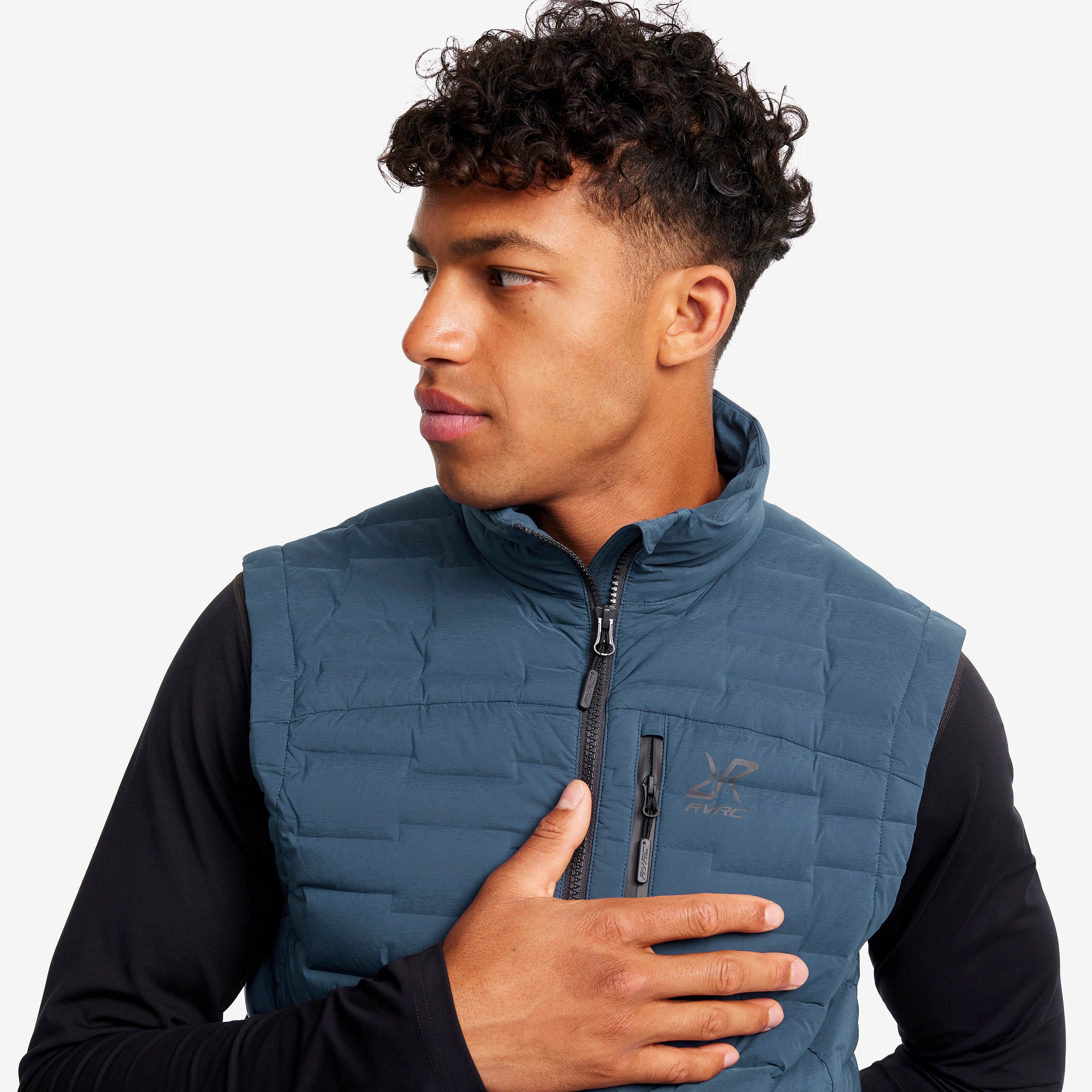 Flex Stretch Down Vest Homme Moonlit Ocean