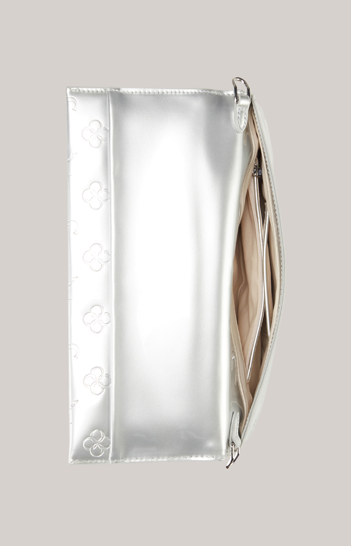 Clutch Decoro Lucente Cadea in Silber